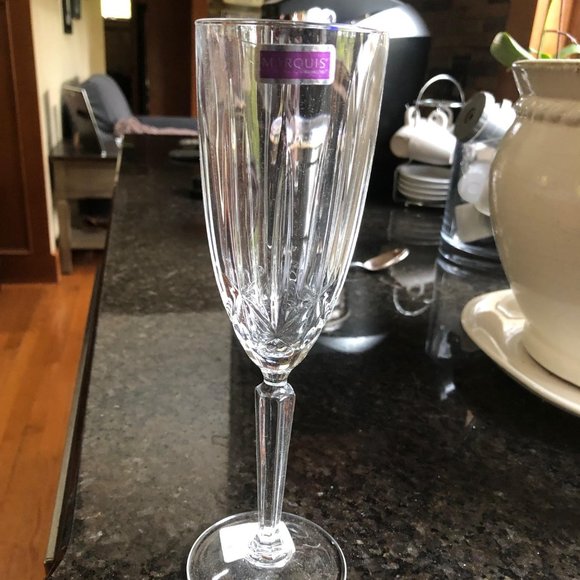Waterford Marquis Sparkle champagne flutes, in box, set of 4 - Picture 1 of 5